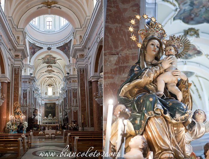 Интерьер. Базилика Святой Девы Марии. Алькамо