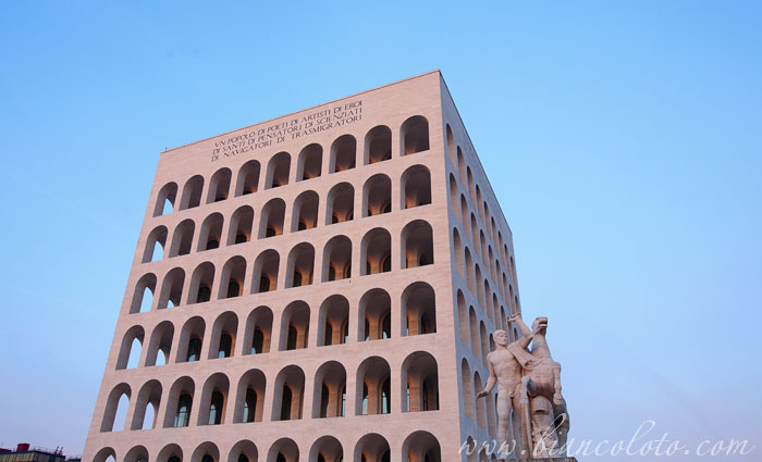 Квадратный Колизей и Диоскр, Рим, Италия