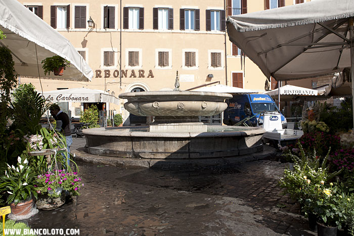 Фонтан на Campo de’ Fiori