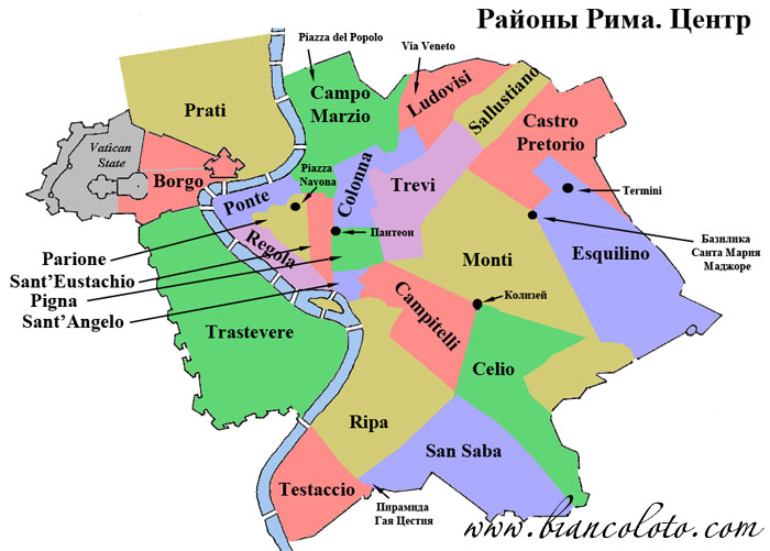 Районы Рима