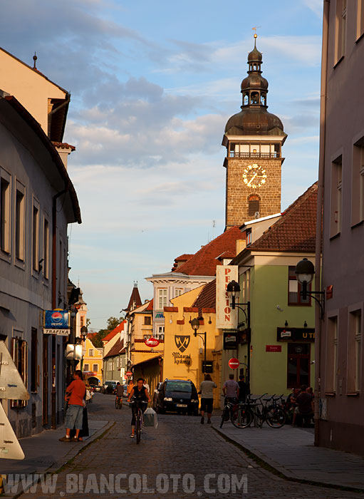 Улица в Ческе-Будеевице. Чехия.