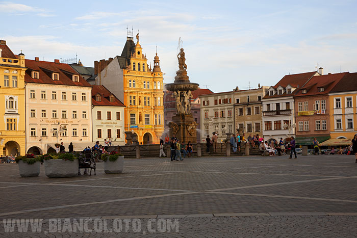 Центральная площадь nam. Premysla Ческе-Будеевице. Чехия.