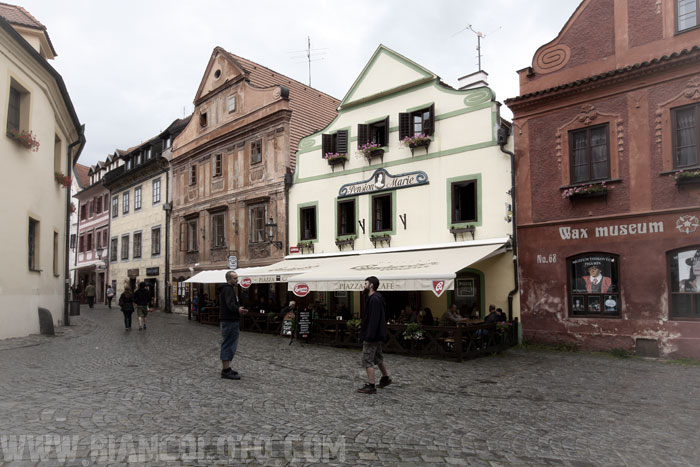 Площадь На Лоужи.  Чески-Крумлов. Чехия.