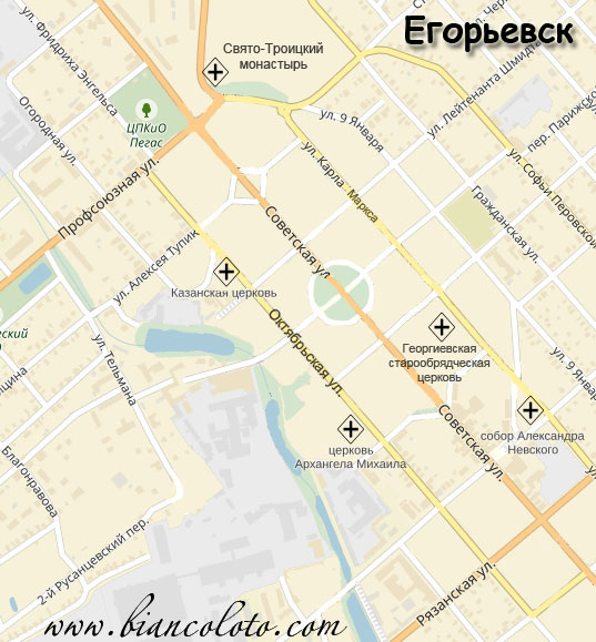 Краткая карта маршрута