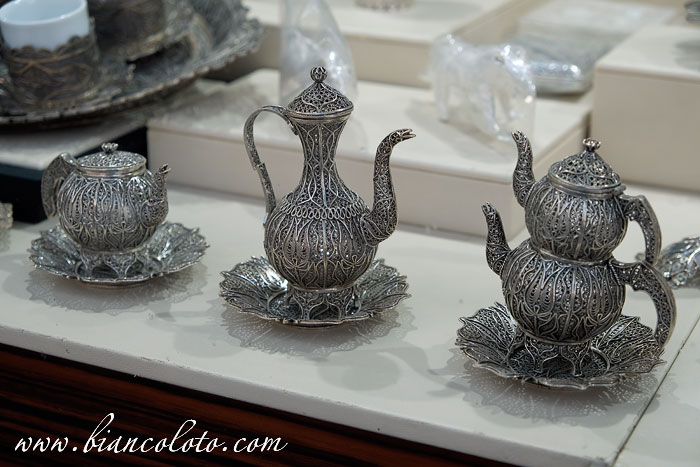 Филигранные серебряные изделия. Мардин