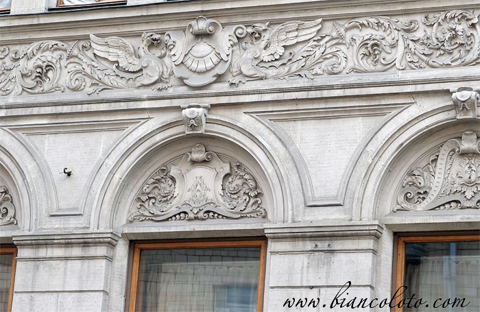 Элемент фасада. Особняк Берга