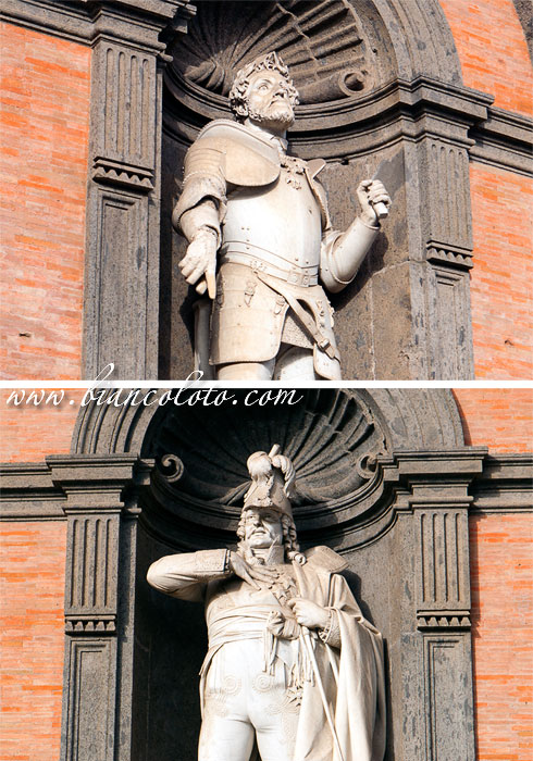 Карл V и Мюрат. Королевский дворец.  Неаполь