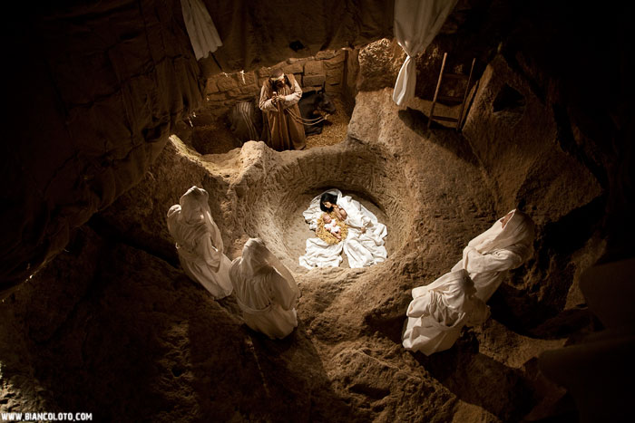 Вертеп в колодце в Орвьето