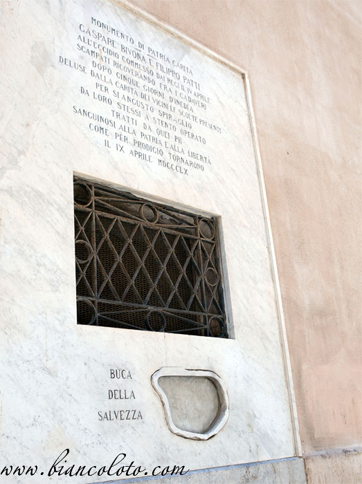 Buca della salvezza – «дыра спасения»