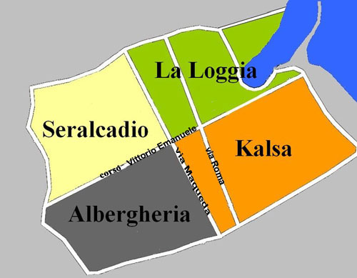 Палермо, схема