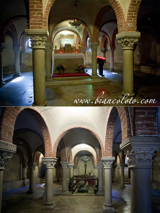 Крипта базилики Святого Петра в Золотом Небе. Павия