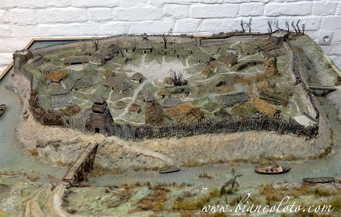 Макет Черкасска, окруженного стеной