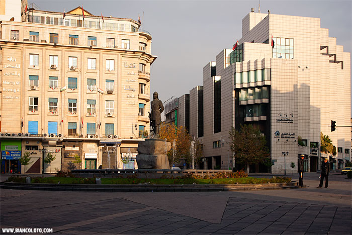 Площадь Юсефа аль-Азма. Дамаск. Сирия.