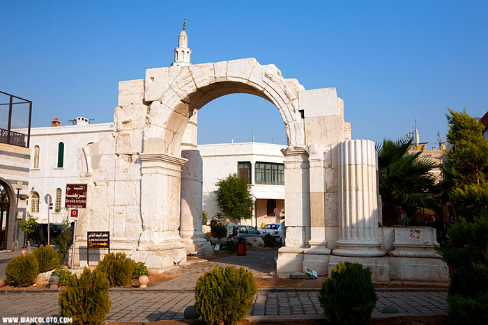 Римская арка. Дамаск. Сирия.