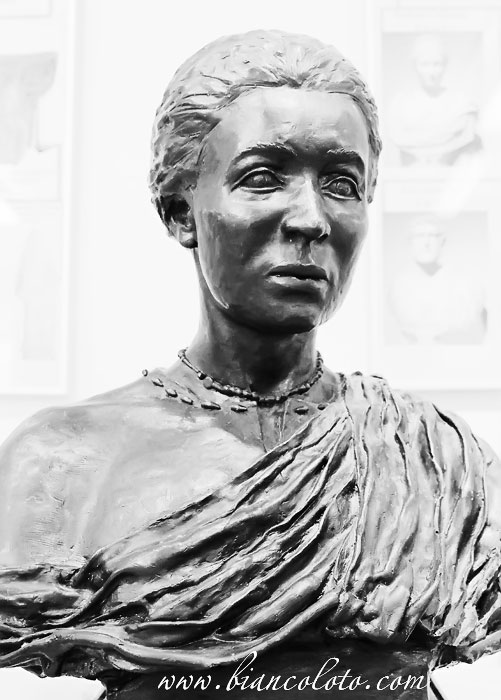 Восстановленный по черепу облик жительницы Танаиса