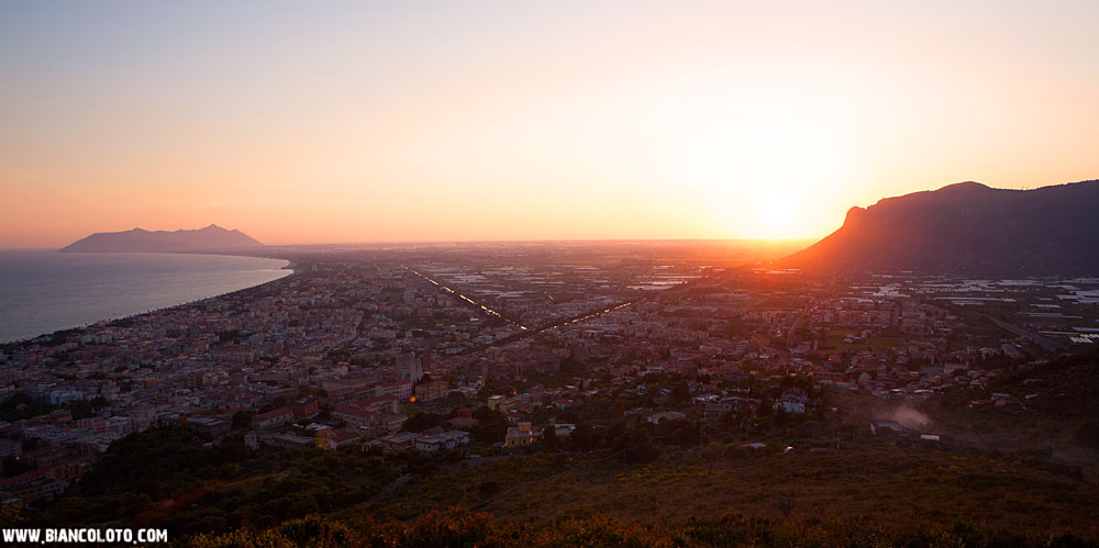 Вид на нижний город. Террачина