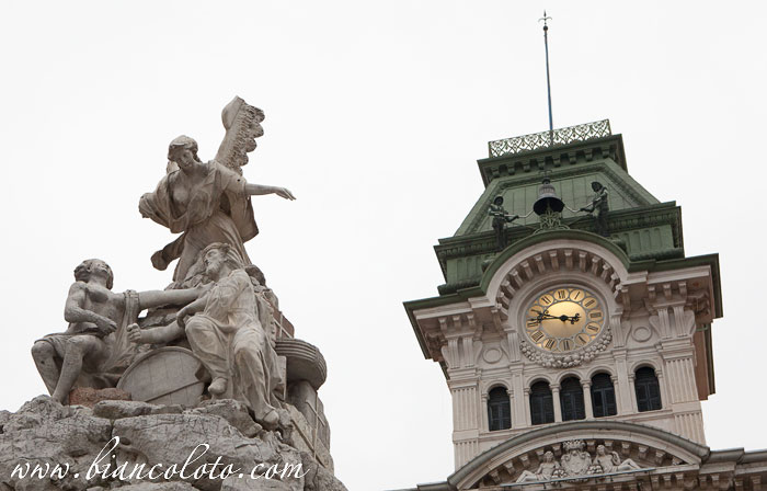 Бронзовые мавры и фонтан. Триест (Trieste)