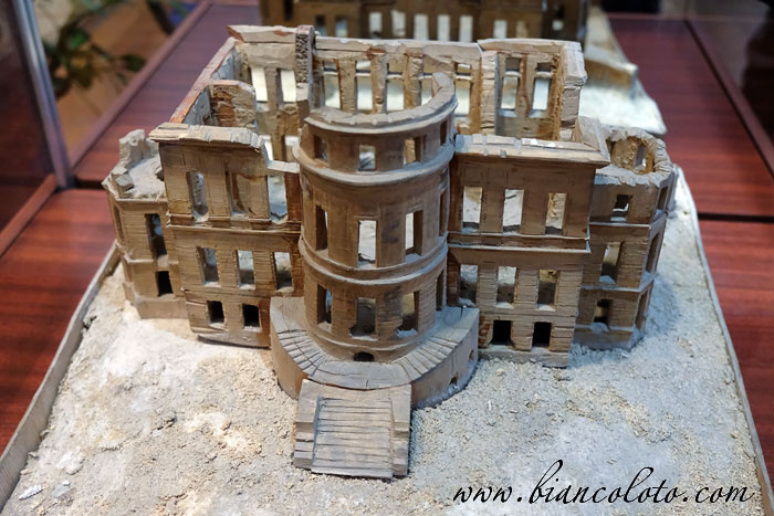 Макет Богородицкого двореца. Тульская область