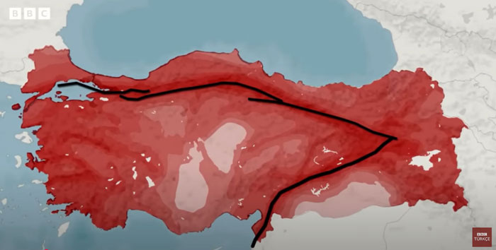 Самые разрушительные землетрясения Турции 