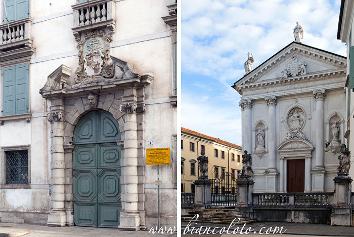 архиепископский  палаццо и церковь Святого Антония Аббата. Удине (Udine)